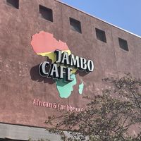Sign  at Jambo Cafe in Santa Fe