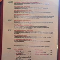Menu   at Jambo Cafe in Santa Fe