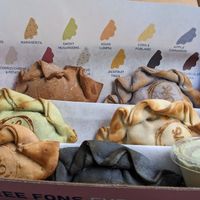 Empanada box at Fons - Plant Based Cafe in Chicago