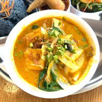 Yellow curry at Farmhouse Kitchen Thai Cuisine - SE Hawthorne in Portland