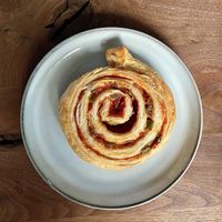 Pizzaschnecke   at Bäckerei Natur-Schmid in Senden