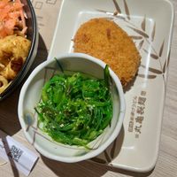 Seaweed salad & pumpkinn  at Marugame Udon - The O2 in South East London