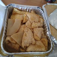 Tofu con funghi e bambù at Kinboshi in Brescia