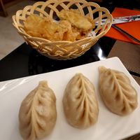 Veggie tempura + gyoza at Kinboshi in Brescia