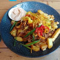 Kapsalon/shawarma at Het Magazijn in Dordrecht