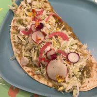 Squash blossom quesadilla   at PIA in New York City