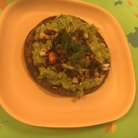 Avocado tostada at PIA in New York City
