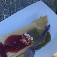 tamale de raja con queso  at PIA in New York City