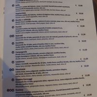 Pizza menu page 2 at La Napoletana in Taormina