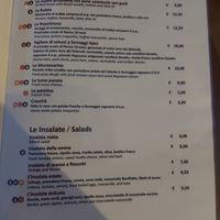 Starters & Salads at La Napoletana in Taormina