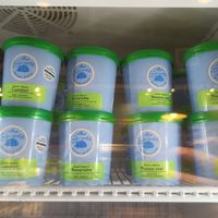 Vegan icecream at Boulangerie Jarry in Montreal