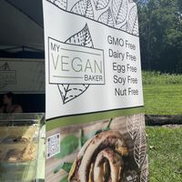 Trail side at the market  at My Vegan Baker in Lancaster