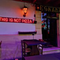 Outdoor seating at Eskada in Gallipoli