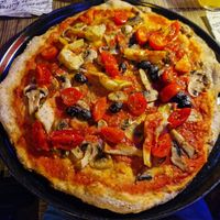 Pizza Eskada Vegana at Eskada in Gallipoli
