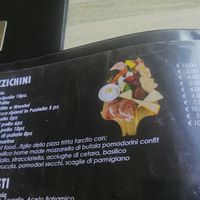 Appetizers menu at Italianicius in Giardini-naxos