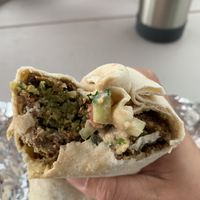 Falafel wrap  at The Falafel Spot in West Yellowstone