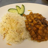 Chickpea curry at Nonna Nini in Assisi