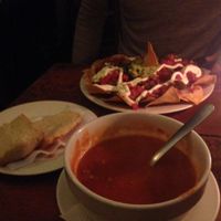 Soup and Nachos at Rainbow Cafe in Antigua