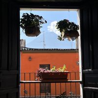 View  at Rainbow Cafe in Antigua
