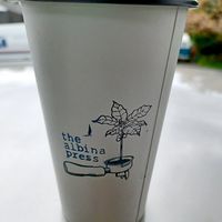 Cup logo at The Albina Press in Portland