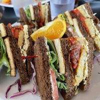 Club Sandwich #Veganuary at End of the Line Cafe in Pensacola