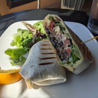 Portobello wrap at End of the Line Cafe in Pensacola