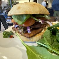 Muffaletta sandwich  at End of the Line Cafe in Pensacola