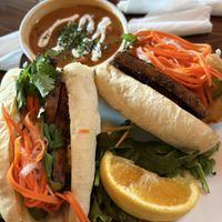 Banh mi 🤍🌱  at End of the Line Cafe in Pensacola