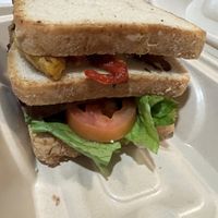 Butternut Squash Sandwich (tastier flavors and more variety)  at End of the Line Cafe in Pensacola
