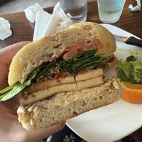Muffuletta Sandwich  at End of the Line Cafe in Pensacola