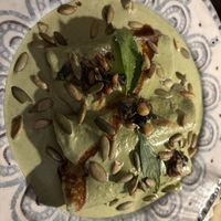 Close up of mushroom enchiladas and I was assured there was no dairy nor animals products.   at Tikua in Queretaro