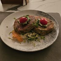 Zuccinni burger at Bemata 2 in Belgrade