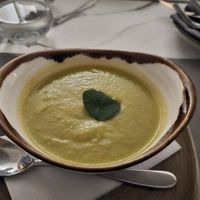 Zuccini soup at Bemata 2 in Belgrade