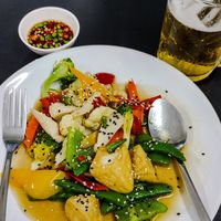 Mix veggies. at Chada Vegetarian Restaurant in Chiang Mai