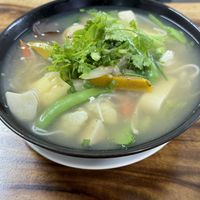 Pho  at Chada Vegetarian Restaurant in Chiang Mai