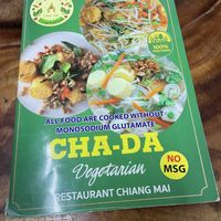 Cha-Da, Chiang Mai  at Chada Vegetarian Restaurant in Chiang Mai