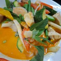 Panang Curry at Chada Vegetarian Restaurant in Chiang Mai