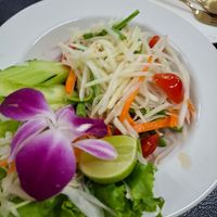 Papaya salad at Chada Vegetarian Restaurant in Chiang Mai