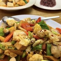   at Chada Vegetarian Restaurant in Chiang Mai