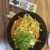 Khao soi   at Chada Vegetarian Restaurant in Chiang Mai