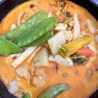 Massaman curry   at Chada Vegetarian Restaurant in Chiang Mai