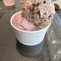 Cookies&cream and raspberry cheesecake   at Dae Ice  Cream in Dublin