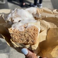 Chocolate chip Ice cream sandwich ( melted a bit but super yummy)   at Dae Ice  Cream in Dublin