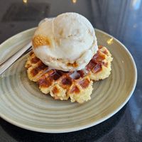 Waffles & sticky toffee pudding ice-cream 🥰 at Dae Ice  Cream in Dublin