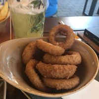 Onion rings  at Peter Pane - Neue Promenade in Berlin