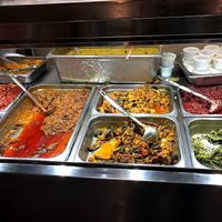 Assortment of curries, made fresh daily at Datta Food Manufactory in Scarborough