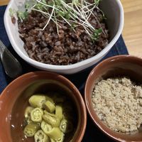 Side dishes that come with the Moqueca  at Inari in Rio De Janeiro