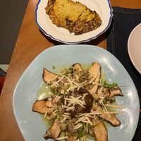 Carpaccio de eryngui defumado com abacaxi at Inari in Rio De Janeiro