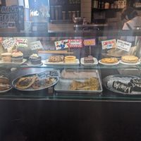 Food case at nami Vegan Sweets in Phoenix