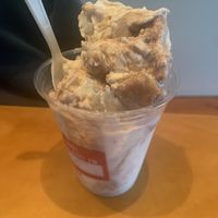 Cinnamon Roll with Vanilla Soft Servee  at nami Vegan Sweets in Phoenix